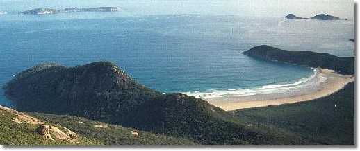 View from top of Mount Oberon, Wilsons Promontory National Park, Australia