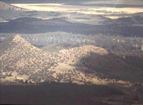 O'Neill Crater as viewed from the top of Elden Mountain